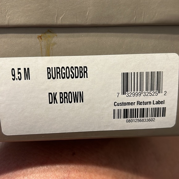 Guano Bernini dk brown heels size 9.5M with original box worn once - Picture 5 of 6